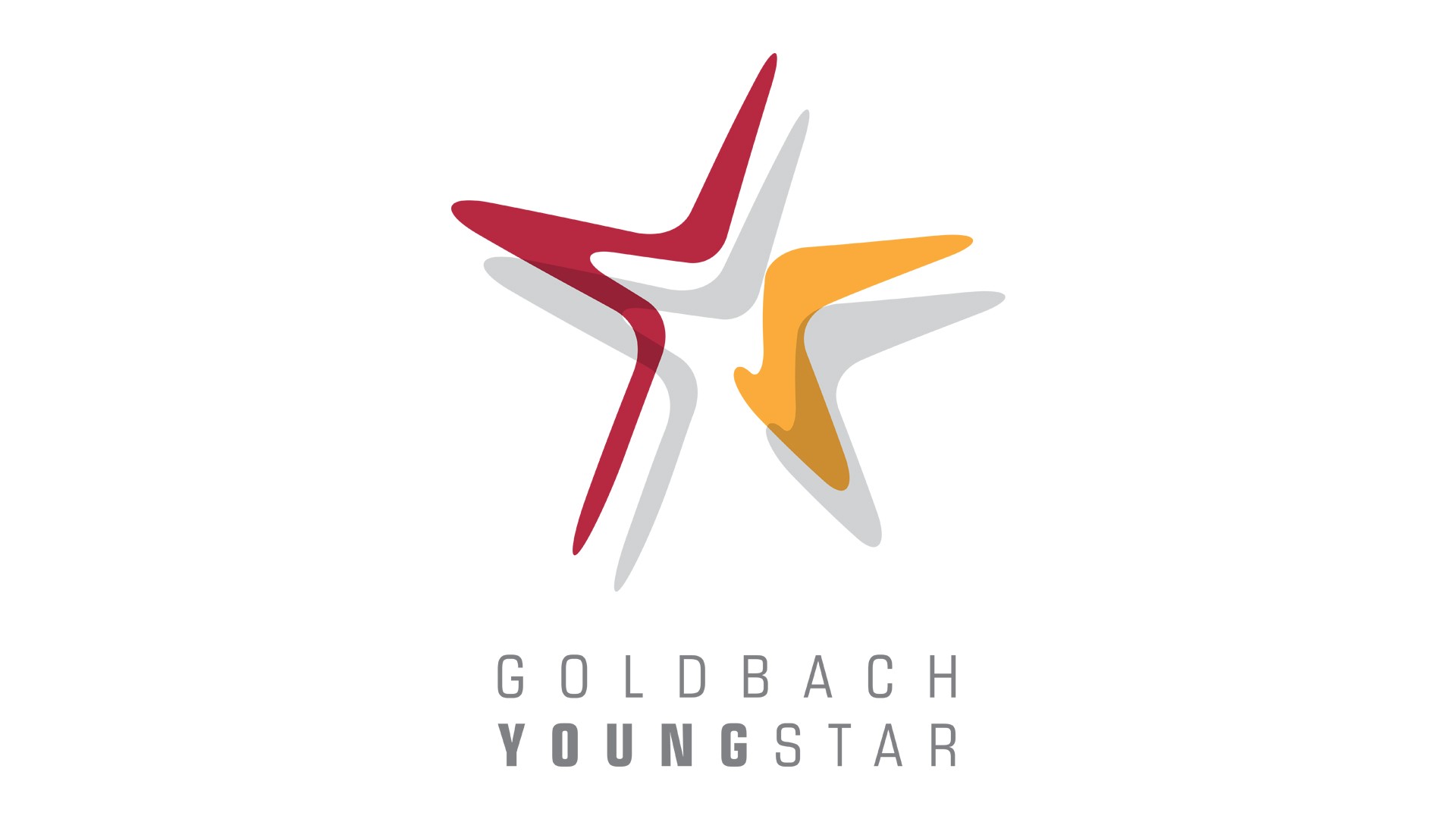 Logo Stern (gelb/rot) mit Schriftzug Goldbach Youngstar